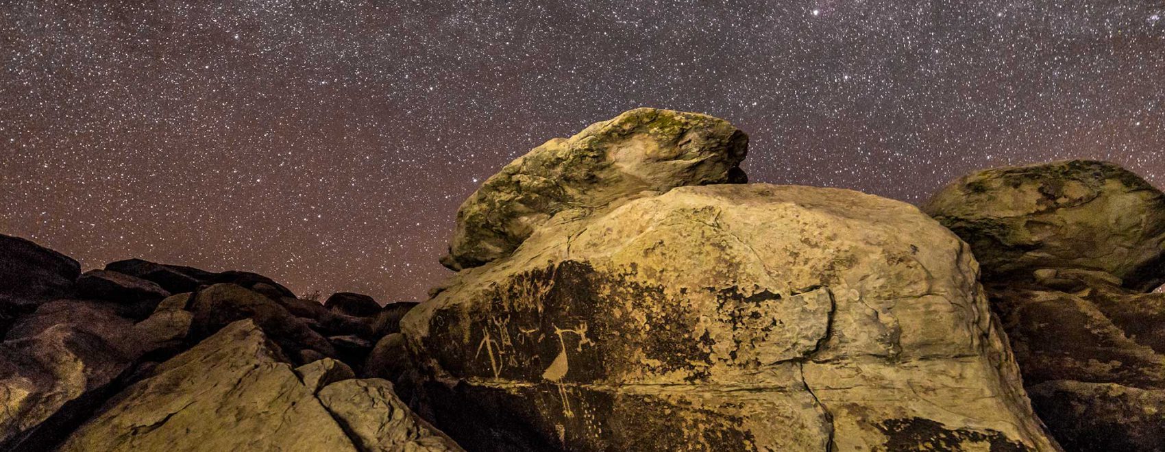 Puerco Pueblo Petroglyphs, Night Sky with Stars | NPS Photo by Jacob Holgerson
