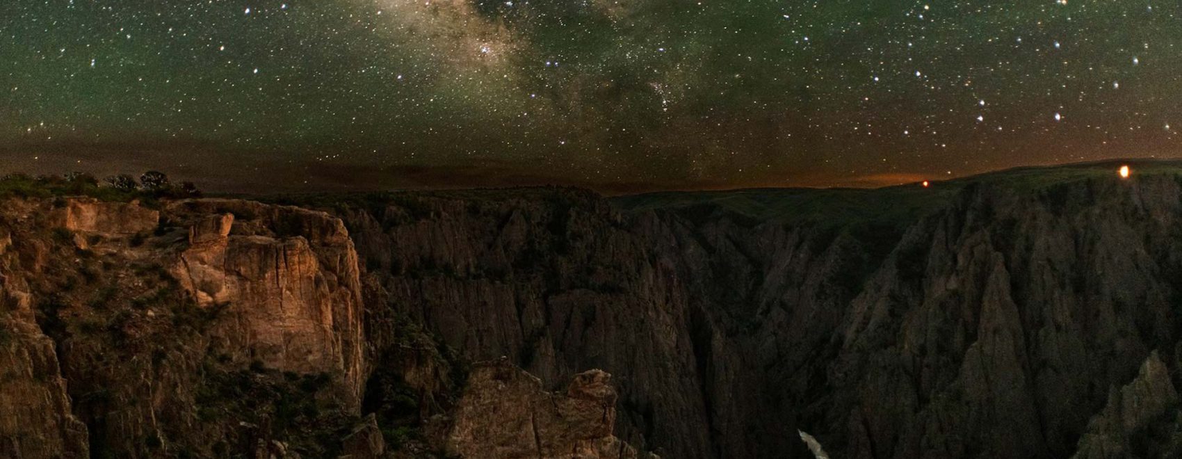 Milky Way over the Black Canyon of the Gunnison | NPS Photo
