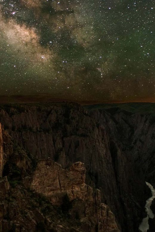 Milky Way over the Black Canyon of the Gunnison | NPS Photo