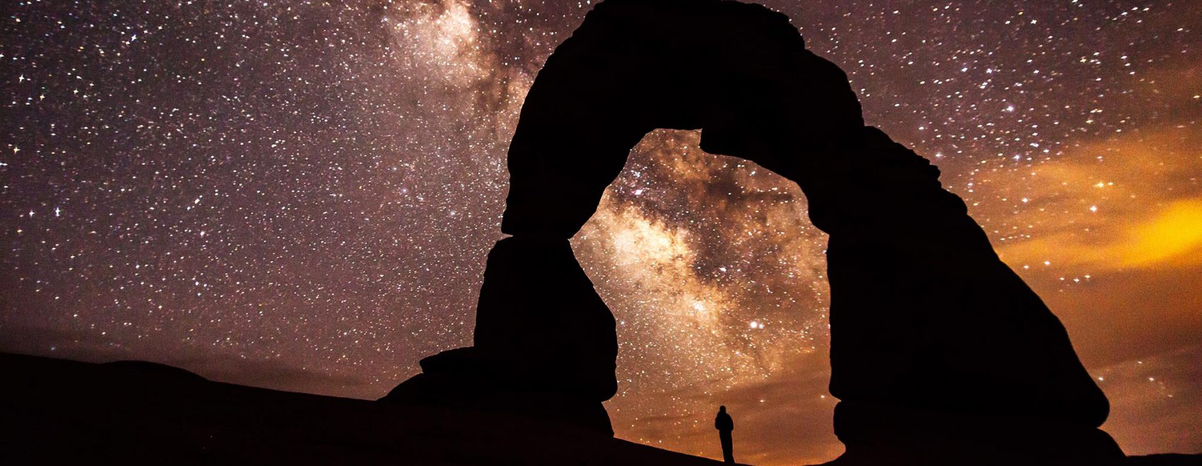 The Milky Way above Delicate Arch | NPS Photo by Jacob W. Frank