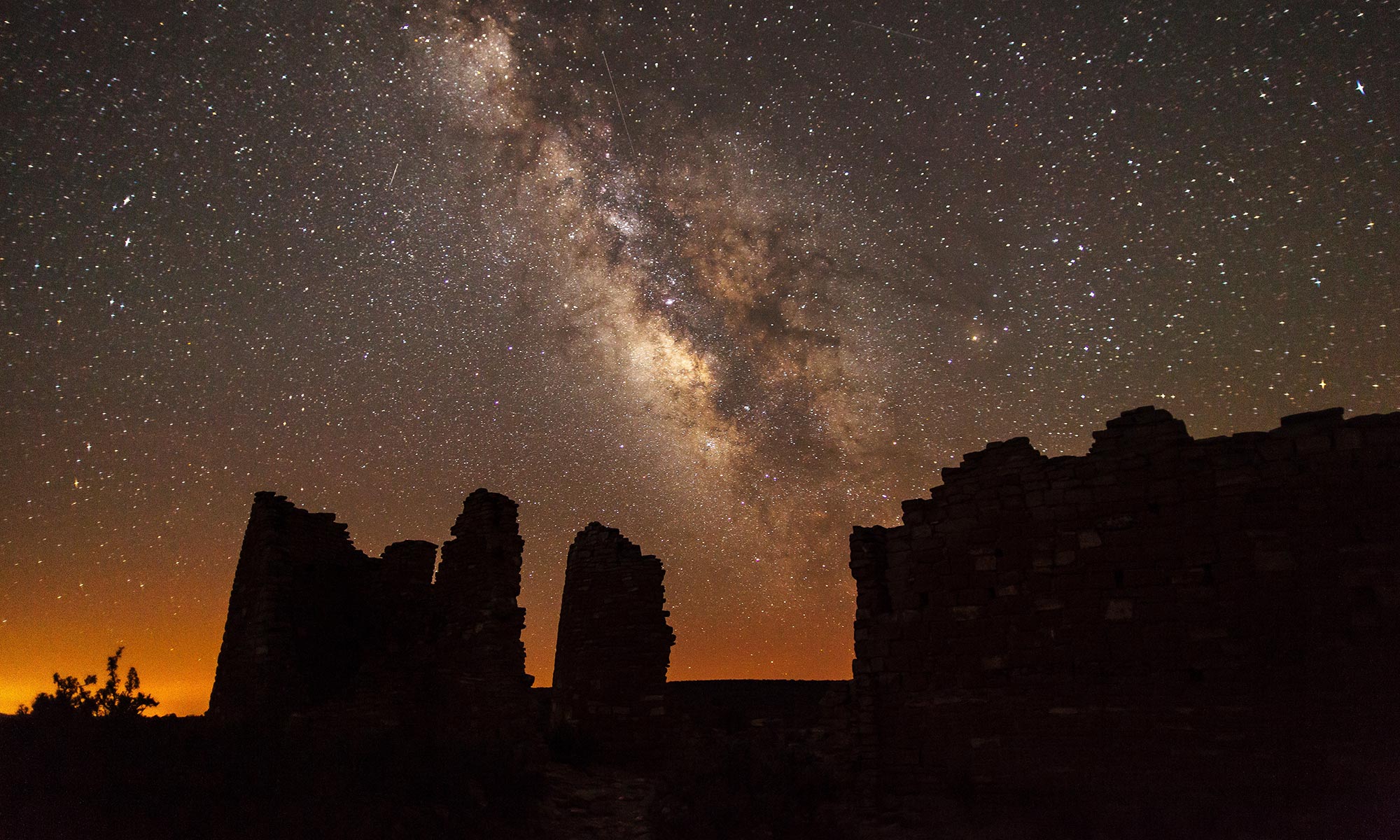 Milky Way at the Square Tower Group | NPS Photo by Jacob W. Frank