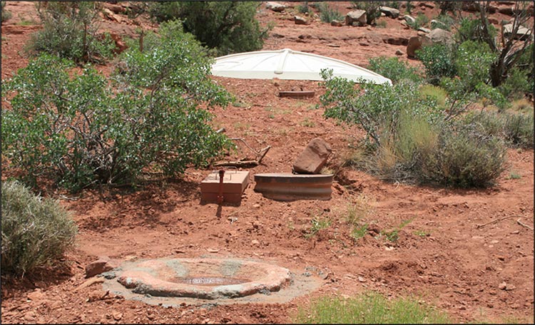 Guzzlers on public lands provide water for wildlife during hot summer months.