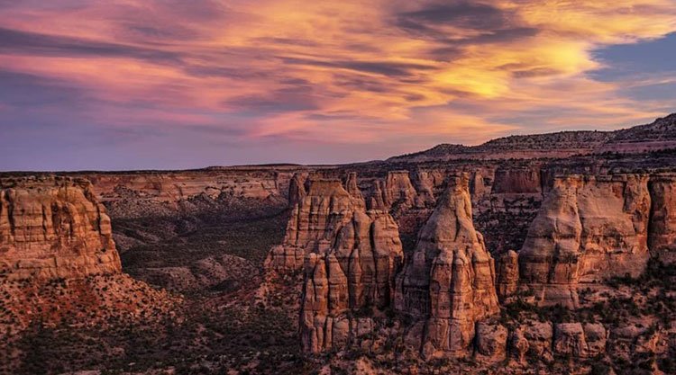 Colorado National Monument Sunset