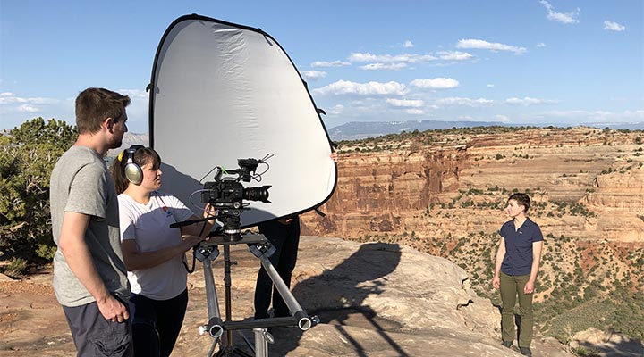 CMU Students Collaborate with National Park Service on Colorado National Monument Film for Visitor Center Theater